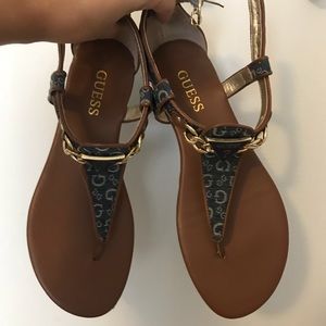 Guess T-Strap Sandals